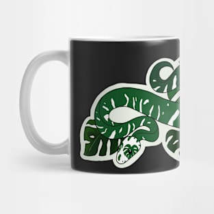 monstera ball python Mug